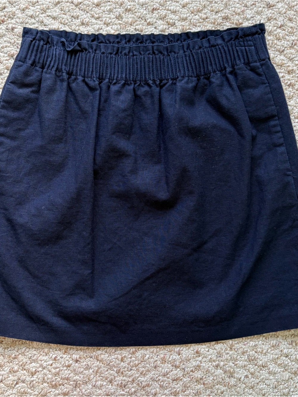 J Crew Linen Sidewalk Skirt